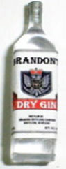 Dollhouse Miniature Brandon's Dry Gin